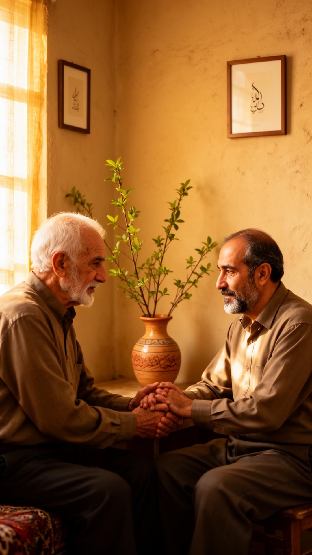 دستهایی که کنار هم آرامش رو منتقل میکنن